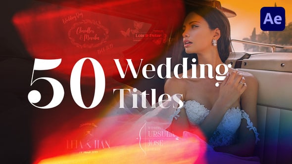 50 Wedding Titles 23195625 Videohive