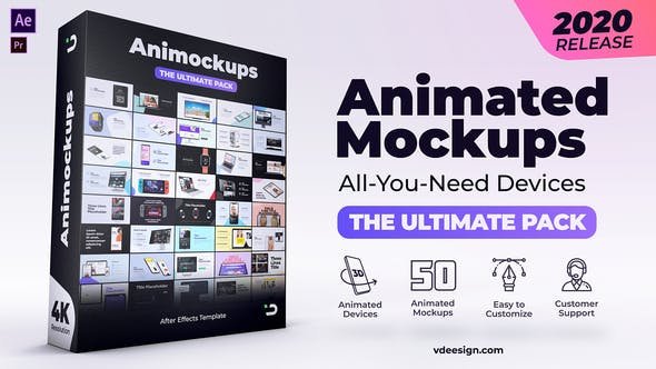 Download VIDEOHIVE ANIMATED MOCKUPS ULTIMATE PACK - Adobe After Effects