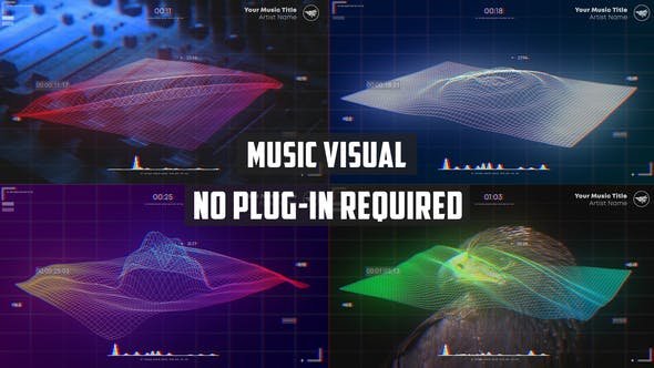 adobe after effects music visualizer