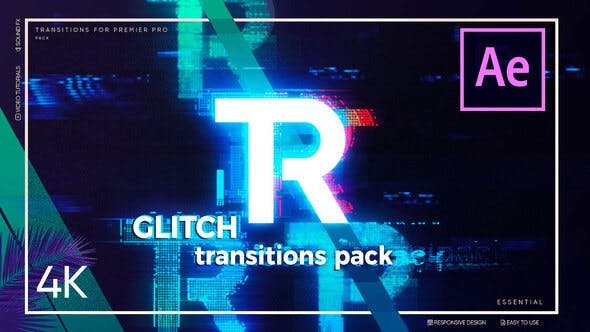 glitch transition resolve