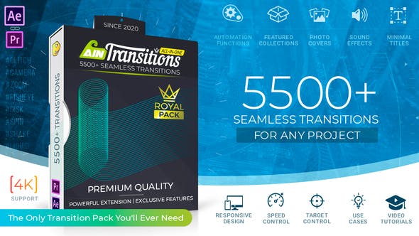 Ultimate Multipurpose Transitions Pack 26050211 Videohive