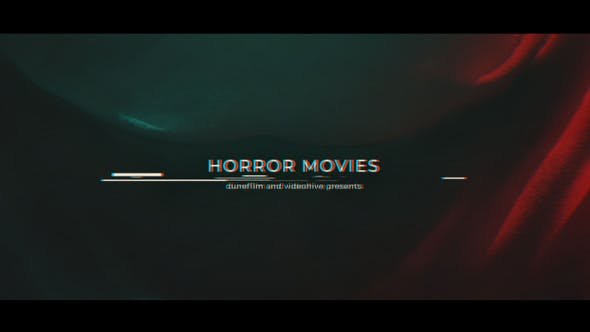 after effects horror movie title templates free download