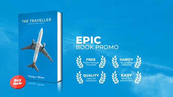 VIDEOHIVE EPIC BOOK PROMO - After Effects Templates