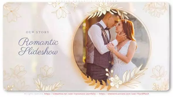 After Effects Templates Free Download - Gentle Romantic Slideshow Videohive 34372974