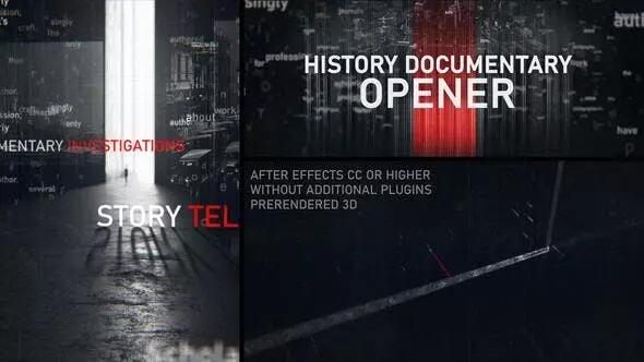 After Effects Templates Free Download - History Documentary Opener Videohive 34295039