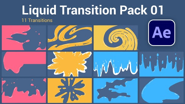 liquid transition after effects download free