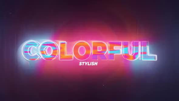 Colorful Title Videohive 34237324