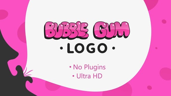 Bubble Gum Logo 28804958 Videohive » Myvfxpro