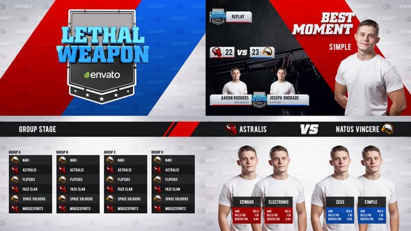 Esport Tournament Package 23765359 Videohive Myvfxpro