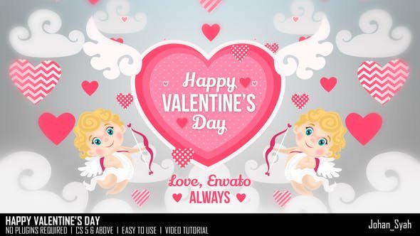 After Effects Templates Free Download - Happy Valentine's Day 30162223 Videohive