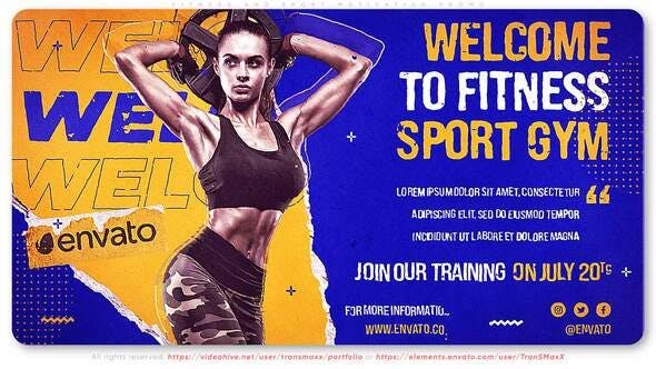 Fitness And Sport Motivation Promo 34757555 Videohive