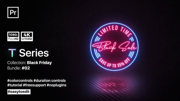 Neon Sale Titles Videohive 34626002