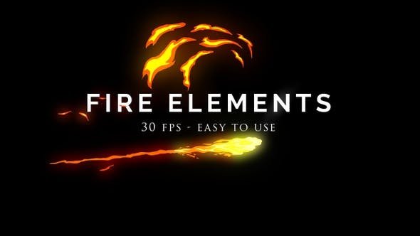 Cinematic Fire Elements Pack Videohive 31016019