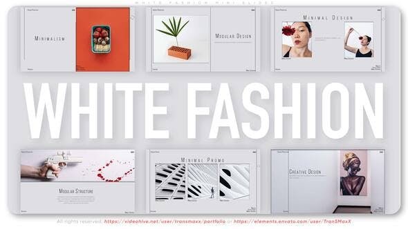 White Fashion Mini Slides 35478098 Videohive