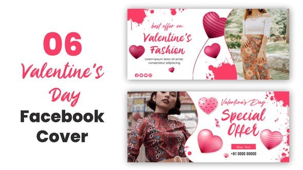 Valentine Day Facebook Cover 35490695 Videohive