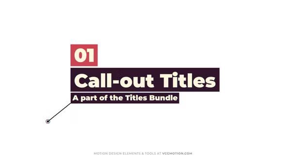 Titles Callouts