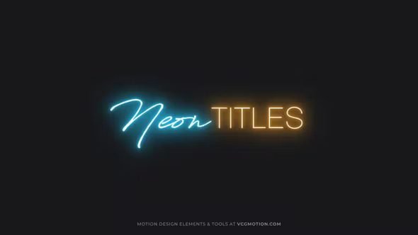 Titles Neon