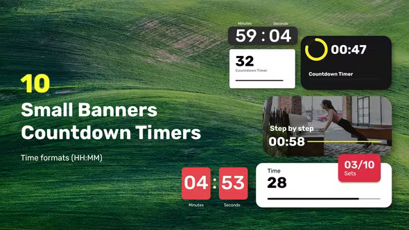 Small Banners Countdown Timers 37295278 Videohive