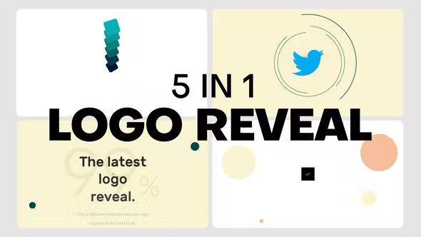 5 in 1 Minimal Logo Reveal Pack