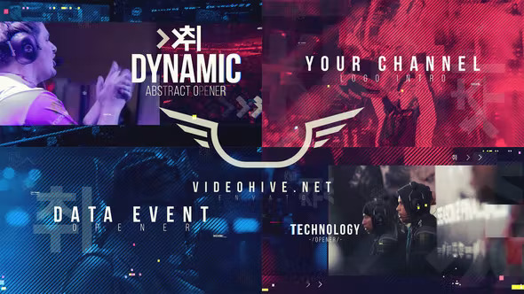 Dynamic Glitch Logo Opener 22015693 Videohive