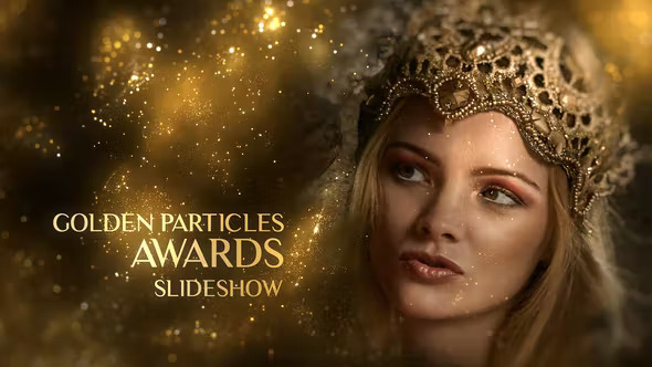 Golden Particles Awards Slideshow 37183864 Videohive