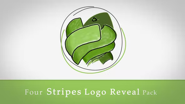 Stripes Logo Reveal Pack 24853603 Videohive