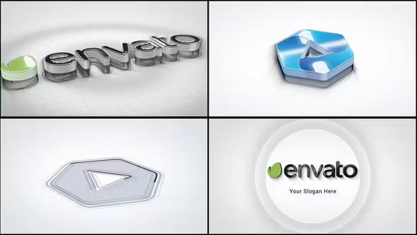 3D Bounce Logo Reveal 39900819 Videohive