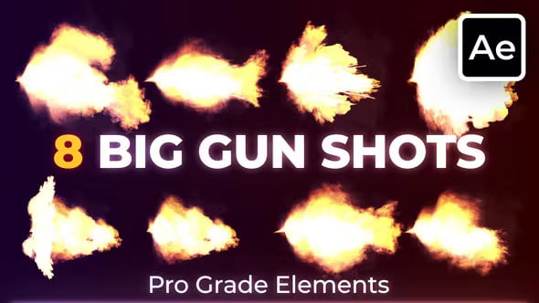 Big Gun Shots Gunfire 1 45485639 Videohive