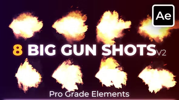 Big Gun Shots Gunfire 2 45500067