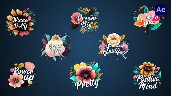 Flower titles 2 44490696 Videohive