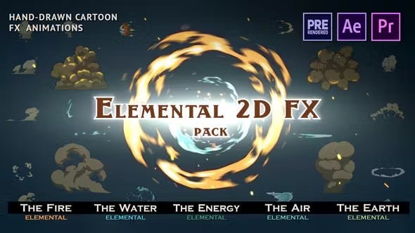 Elemental 2D FX pack 9673890