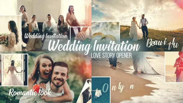 Wedding Invitation Slideshow Opener 45191524