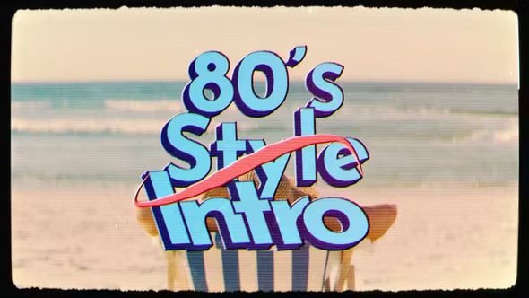 80s Style Intro 45741228 Videohive