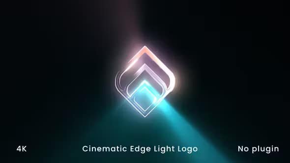 Cinematic Edge Light Logo Reveal 46503198 Videohive 