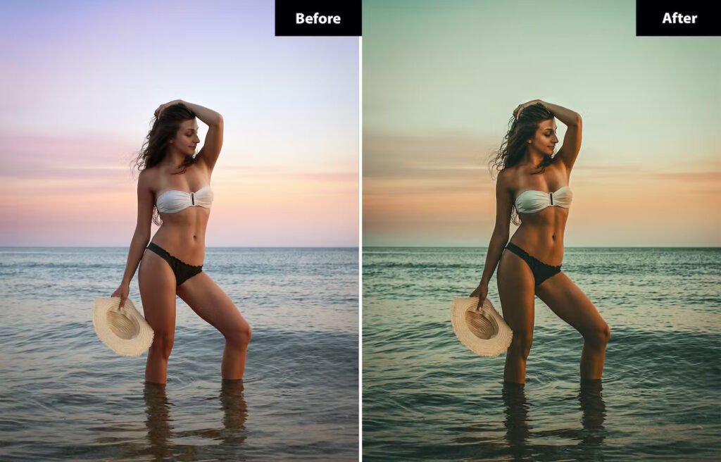 6 Nude Lightroom and Photoshop Presets