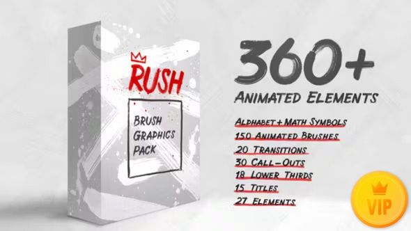 Brush Graphics Pack 28683029 Videohive