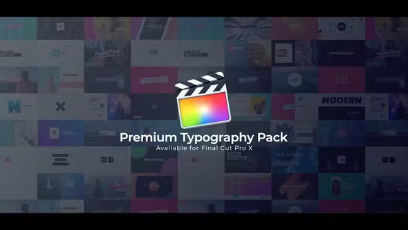 FCPX Typography Pack 47142337 Videohive