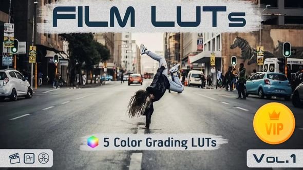 Film LUTs for Final Cut, Filmora, Premiere Pro