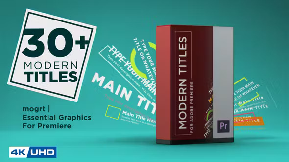 Modern Titles Pack 22257907 Videohive