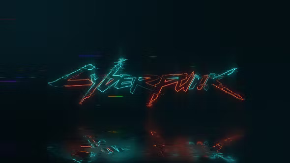 Neon Glitch Logo V2 47279202 Videohive