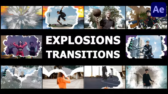 Realistic Explosions Transitions 47190965 Videohive