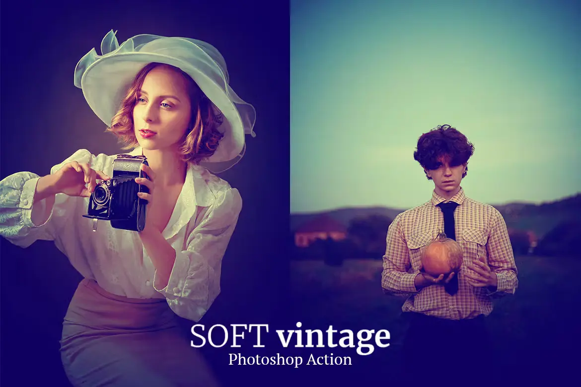 Soft Vintage Photoshop Action