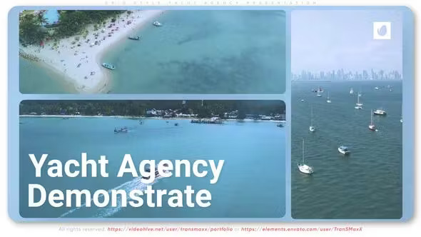 Grid Style Yacht Agency Presentation 49947128 Videohive