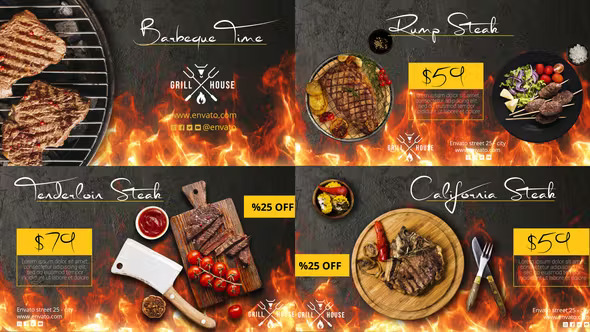 Barbecue Food Promo 50121374 Videohive