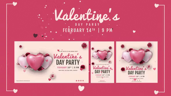 Happy Valentine's Day Party 50279043 Videohive