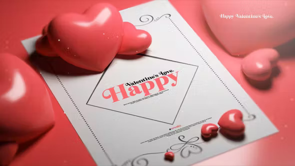 Valentines Love Card 49743268 Videohive