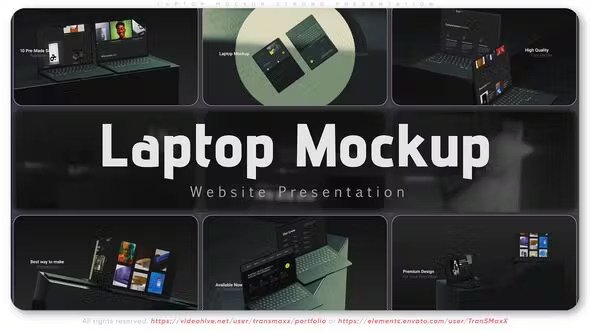 Laptop Mockup Strong Presentation 50539237 Videohive