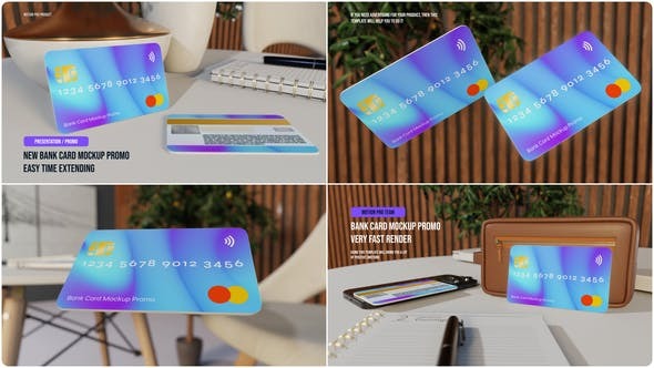 Bank Card Mockup Promo 53769672 Videohive