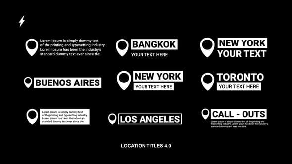 Location Titles | AE 54101178 Videohive