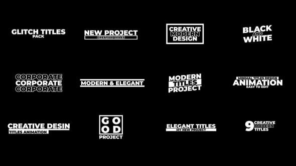 Minimal Titles | AE 54189551 Videohive